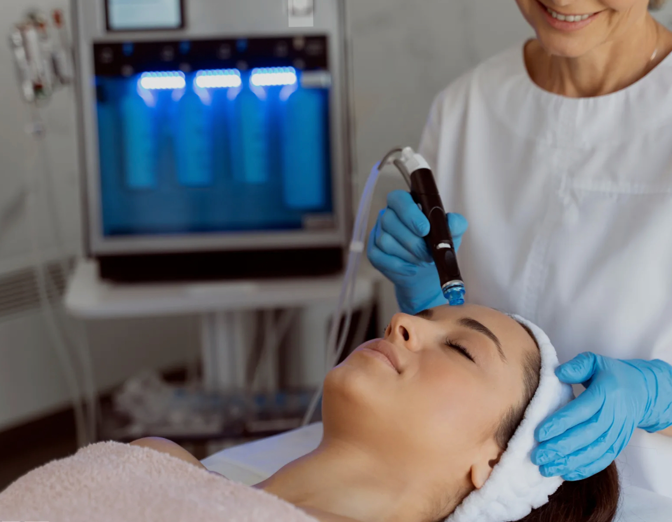 HydraFacial treatment at Nuderma Health & Med Spa in Raleigh